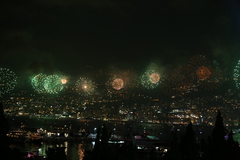 Jounieh Fireworks Show from Trinidad